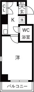 セザール名古屋【7階】の間取り