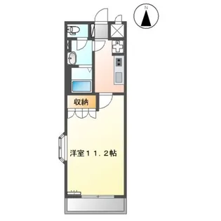 グランレーブⅡ【2階】の間取り
