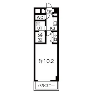 サンヒルズ石塚【1階】の間取り