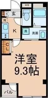 トミテラス【3階】の間取り