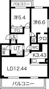 マーベラス【2階】の間取り