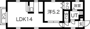 ソレイユ松原【2階】の間取り