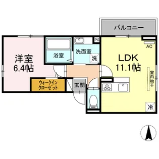 メイプル【3階】の間取り