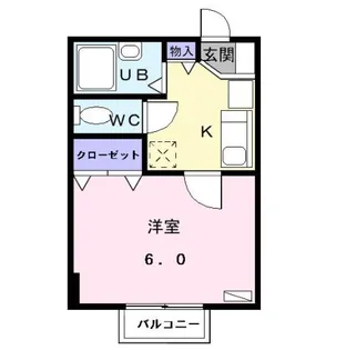 アーバンハイツI【2階】の間取り