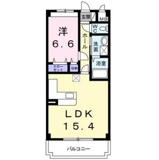 スマイルK・Ⅱ【3階】の間取り