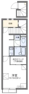 レオネクスト雄【204号室】の間取り