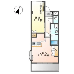 フォルビート【3階】の間取り