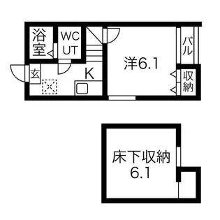 コーエイⅡ【1階】の間取り
