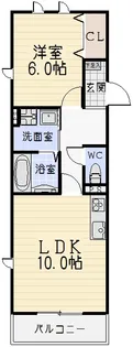 ベルメゾンⅢ【2階】の間取り