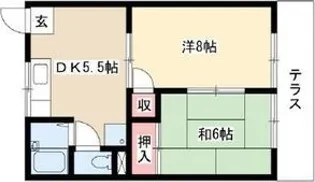 アネックス鬼頭【2階】の間取り