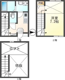 CASA名駅西【1階】の間取り