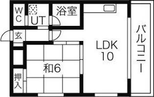 R-Court泉【5階】の間取り