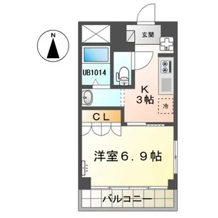 フェリーチェ【3階】の間取り