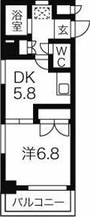 シャンポール大須【7階】の間取り