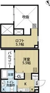 sofitel 鶴里【1階】の間取り