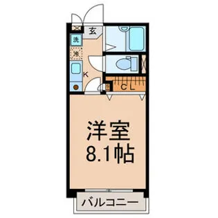 リバーサイドタカセ【4階】の間取り