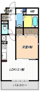 ディアコートKⅡ【2階】の間取り