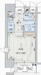 プレサンス新栄デコール【4階】の間取り