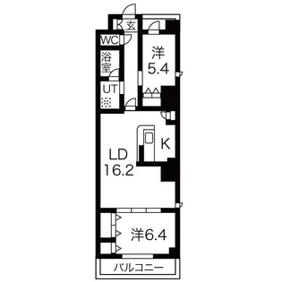 NR新栄【8階】の間取り