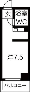 ラフィネ新栄【207号室】の間取り