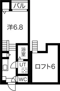 アパレシーダ【1階】の間取り