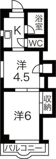 正木ビル【405号室】の間取り