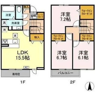 パークヒルズの間取り