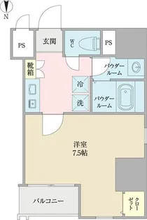 アルテミス平和【2階】の間取り