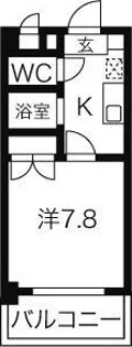 シャンポール大須【4階】の間取り