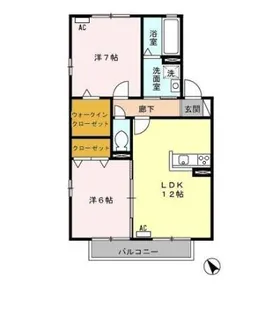 華の郷【2階】の間取り