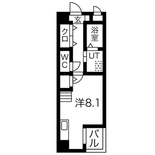 ワイズ東別院【2階】の間取り