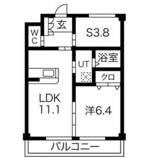 KI・ZU・NA【1階】の間取り