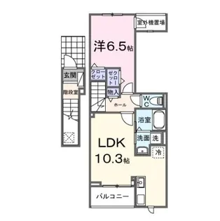 ネーベン パーク 7182【2階】の間取り