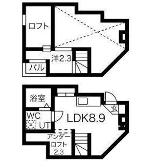 Maison Blanche【1階】の間取り