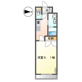 プライムコート【2階】の間取り