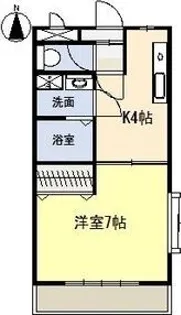 コム・シェ・ソワ【4階】の間取り