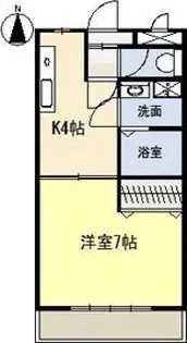 コム・シェ・ソワ【2階】の間取り