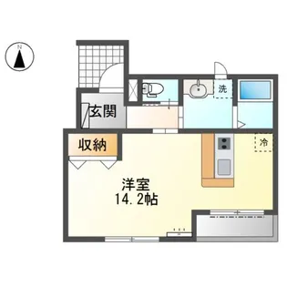 ラピス アイ【1階】の間取り