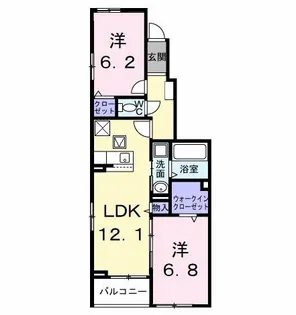 PEANUTS(ピ−ナッツ)【1階】の間取り