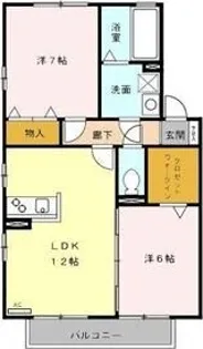 サニーコート【2階】の間取り