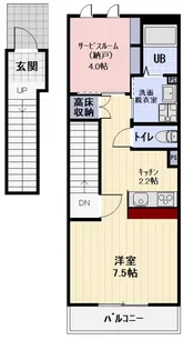 CIEL TSUIJI【2階】の間取り