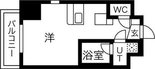 スクエア・アパートメント【9階】の間取り