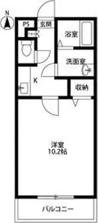 アンプルール リーブル 永遠【2階】の間取り