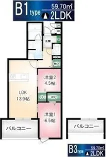 東浦ガーデンヒルズ桜タワー【4階】の間取り