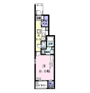 ブリーズ【1階】の間取り