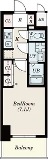 S-RESIDENCE星ヶ丘【8階】の間取り