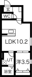MS西志賀【1階】の間取り