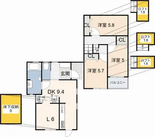 半崎の家の間取り