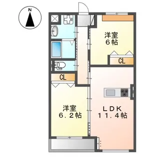 グランドゥール高針原【3階】の間取り