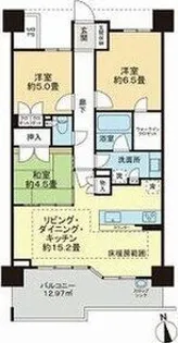 ヴィラス星ヶ丘の森 フォレストヴィラ【3階】の間取り